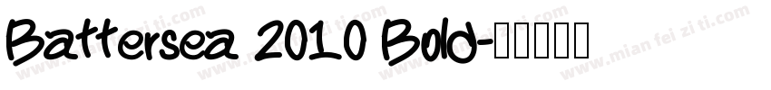 Battersea 2010 Bold字体转换